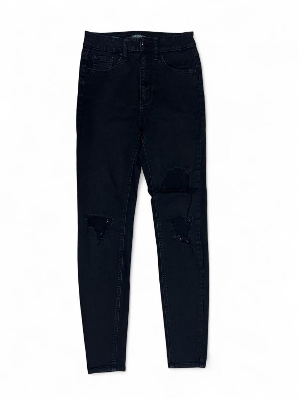wild fable Black Skinny Ripped Women's Jeans